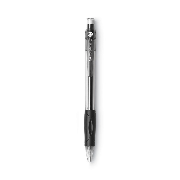 Velocity Original Mechanical Pencil, 0.5 mm, HB (#2.5), Black Lead, Black Barrel, Dozen [SKU: BICMV511BK]