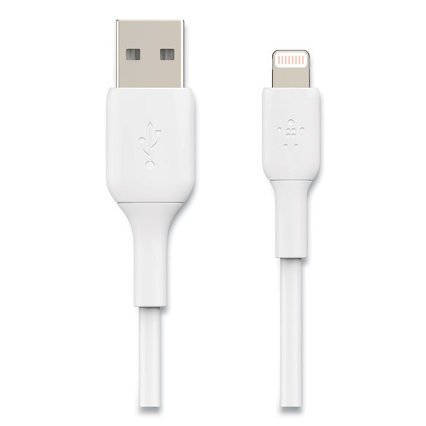 BOOST CHARGE Lightning to USB-A ChargeSync Cable, 9.8 ft, White [SKU: BLKCAA001BT3MWH]