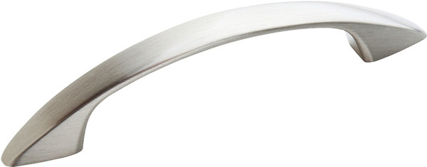 Amerock BP69153G10 Cabinet Pull, 4-1/16 in L Handle, 3/4 in Projection, Zinc, Satin Nickel [SKU: ORG7133671]
