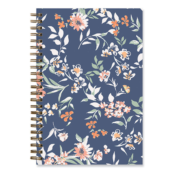 One Tree Planted "Effie" Weekly/Monthly Planner, Floral Artwork, 8 x 5, Blue/Multicolor Cover, 12-Month (Jan to Dec): 2023 [SKU: BLS13832923]