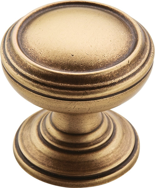 Amerock BP55342GB Cabinet Knob, 1-1/4 in Projection, Zinc, Gilded Bronze [SKU: ORG0821702]