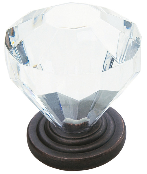 Amerock Traditional Classics Series 14303ORB Cabinet Knob, 1-3/8 in Projection, Acrylic/Zinc, Oil-Rubbed Bronze [SKU: ORG3951613]