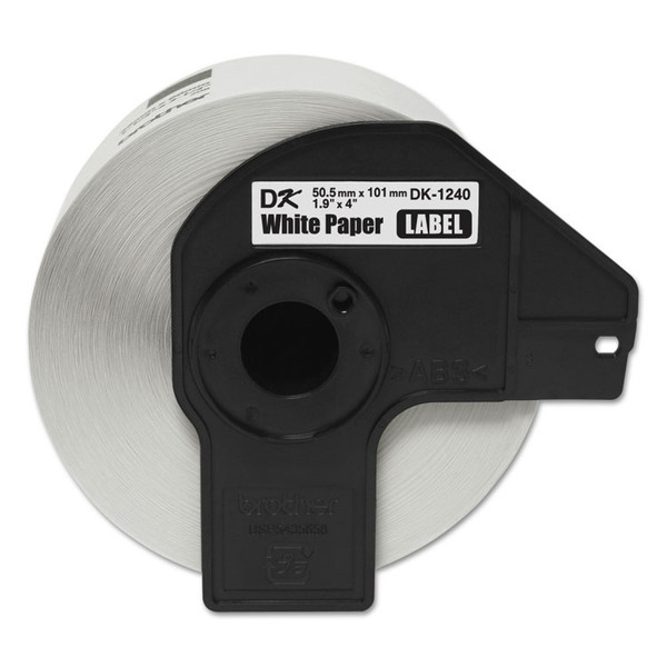 Die-Cut Shipping Labels, 1.9" x 4", White, 600 Labels/Roll [SKU: BRTDK1240]