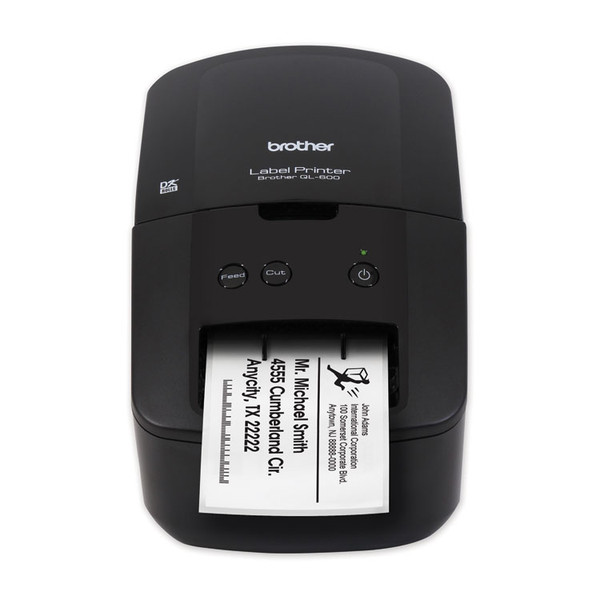 QL-600 Economic Desktop Label Printer, 44 Labels/min Print Speed, 5.1 x 8.8 x 6.1 [SKU: BRTQL600]