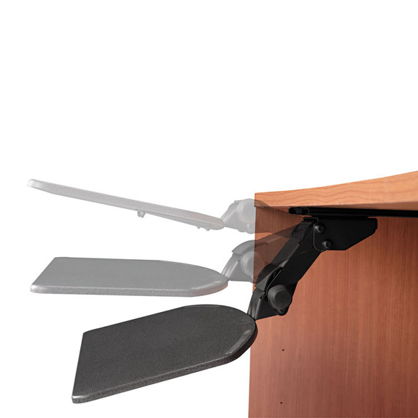 Articulating Keyboard Tray Accessory, 24.63w x 22.25d, Galaxy [SKU: BSHAC9980103]