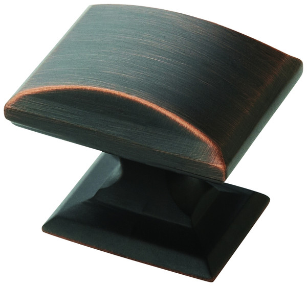 Amerock Candler Series BP29340ORB Cabinet Knob, 1-1/8 in Projection, Zinc, Oil-Rubbed Bronze [SKU: ORG7211444]