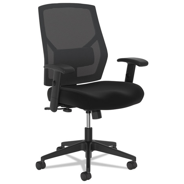 VL581 High-Back Task Chair, Supports Up to 250 lb, 18" to 22" Seat Height, Black [SKU: BSXVL581ES10T]