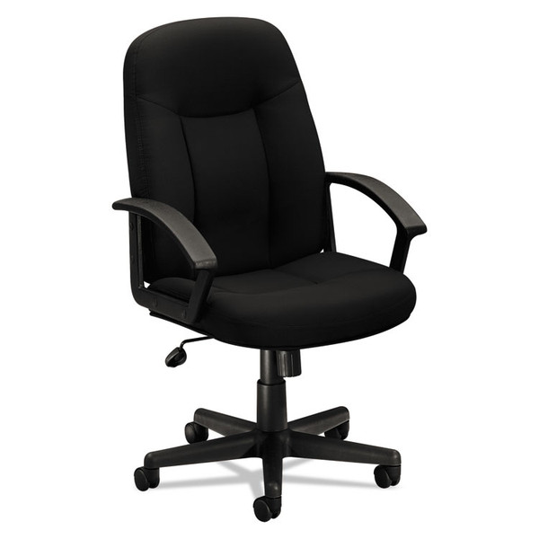 HVL601 Series Executive High-Back Chair, Supports Up to 250 lb, 17.44" to 20.94" Seat Height, Black [SKU: BSXVL601VA10]