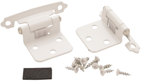 Amerock BPR3429W Cabinet Hinge, 3/8 in Inset [SKU: ORG6980858]