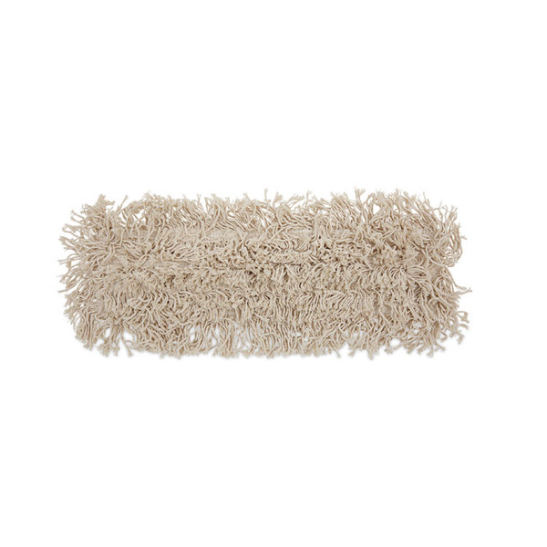 Mop Head, Dust, Cotton, 18 x 3, White [SKU: BWK1018]