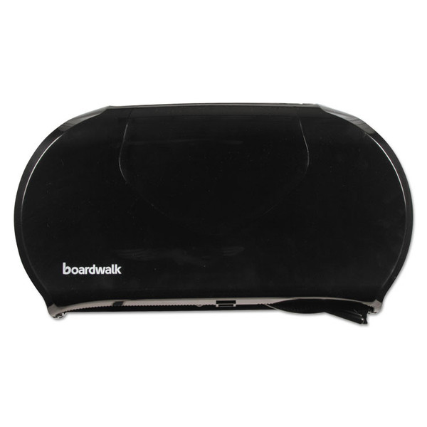 Jumbo Twin Toilet Tissue Dispenser, 20.25 x 6 x 12.25, Black [SKU: BWK1529]