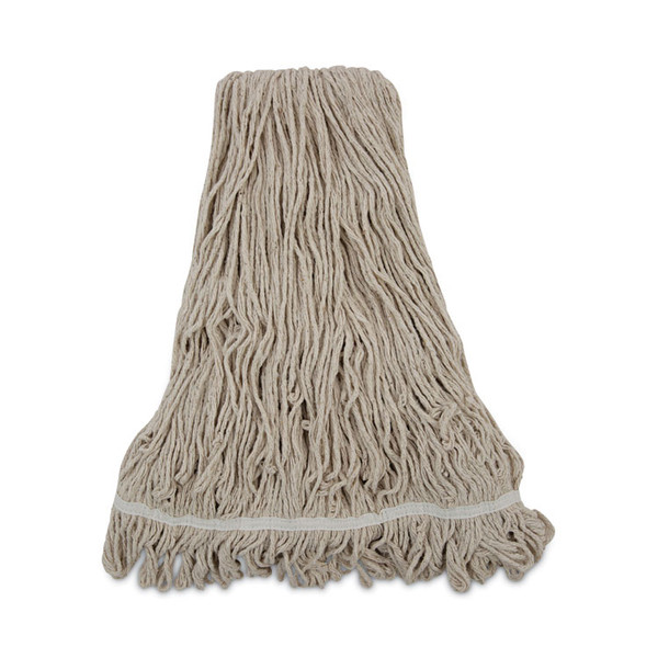 Mop Head, Pro Loop Web/Tailband, Premium Standard Head, Cotton, 32-Oz., White [SKU: BWK432C]