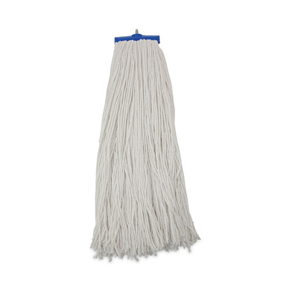 Mop Head, Economical Lie-Flat Head, Rayon Fiber, 32-Oz., White, 12/Carton [SKU: BWK732R]