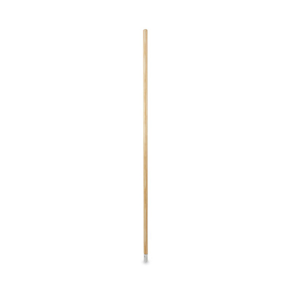 Lie-Flat Screw-In Mop Handle, Lacquered Wood, 1.13" dia x 54", Natural [SKU: BWK833]
