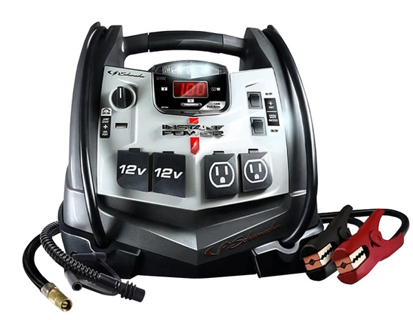 Schumacher SJ1332 Portable Power Station, 12 VDC/120 VAC, 1200 A, Lead Acid AGM Battery [SKU: ORG9472143]