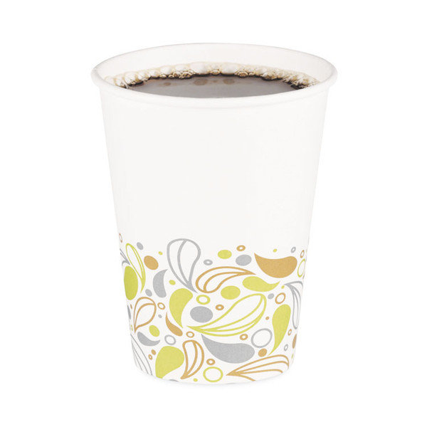 Deerfield Printed Paper Hot Cups, 12 oz, 50 Cups/Sleeve, 20 Sleeves/Carton [SKU: BWKDEER12HCUP]