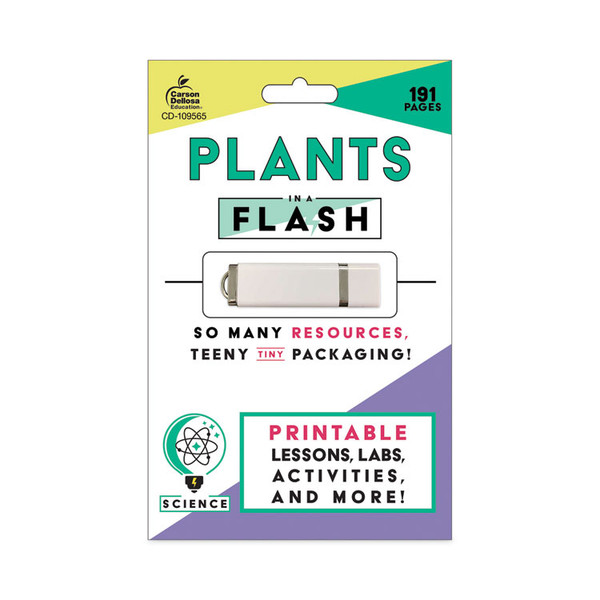 In a Flash USB, Plants, Ages 5-8, 191 Pages [SKU: CDP109565]