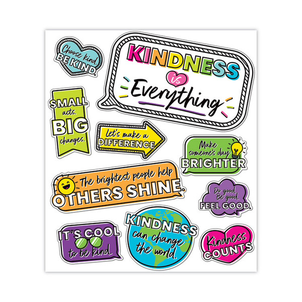 Kind Vibes Mini Bulletin Board Set, Motivation/Inspiration, 14 Pieces [SKU: CDP110527]