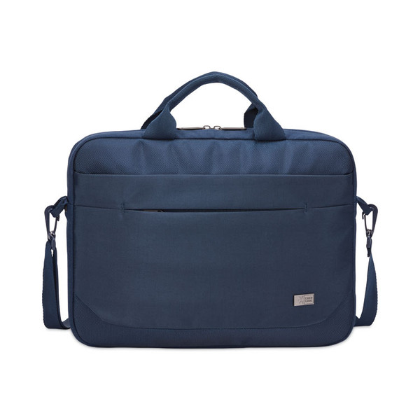 Advantage Laptop Attache, Fits Devices Up to 15.6", Polyester, 16.1 x 2.8 x 13.8, Dark Blue [SKU: CLG3203989]