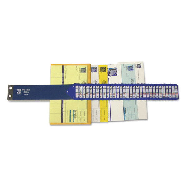 Heavy-Duty Indexed Sorter, 31 Dividers, Alpha/Numeric/Month/Date/Day Index, Letter Size, Blue Frame [SKU: CLI30540]