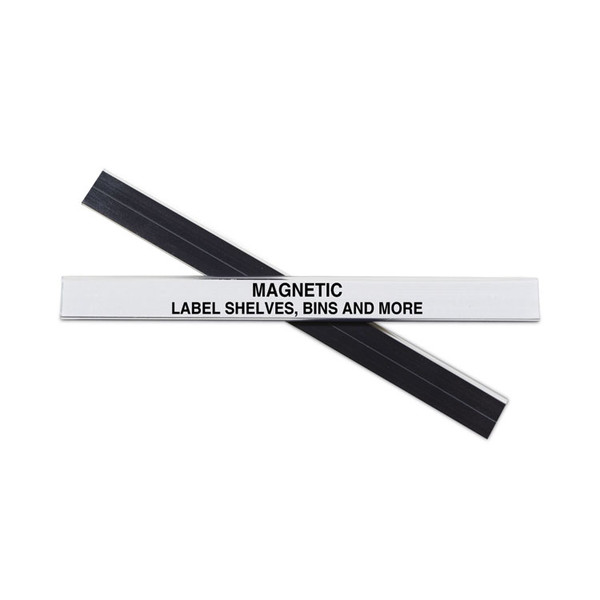 HOL-DEX Magnetic Shelf/Bin Label Holders, Side Load, 0.5 x 6, Clear, 10/Box [SKU: CLI87207]