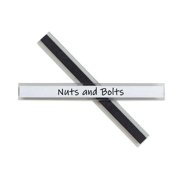 Clear Magnetic Label Holders, Side Load, 6 x 0.5, 10/Pack [SKU: CLI87805]