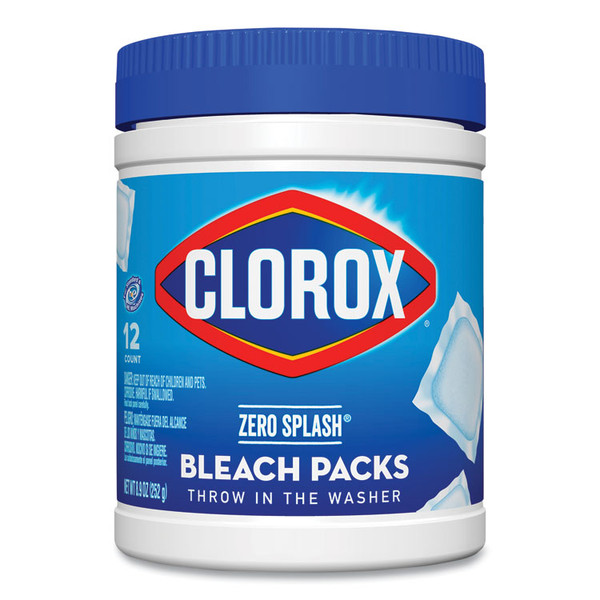 Control Bleach Packs, Regular, 12 Tabs/Pack, 6 Packs/Carton [SKU: CLO31371]
