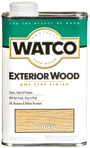 WATCO 67741 Wood Finish, Natural, Liquid, 1 qt, Can [SKU: ORG9891961]