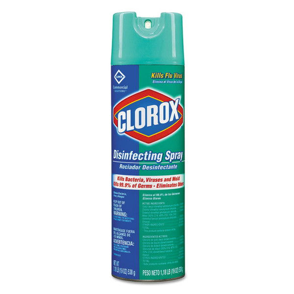 Disinfecting Spray, Fresh, 19 oz Aerosol Spray [SKU: CLO38504]