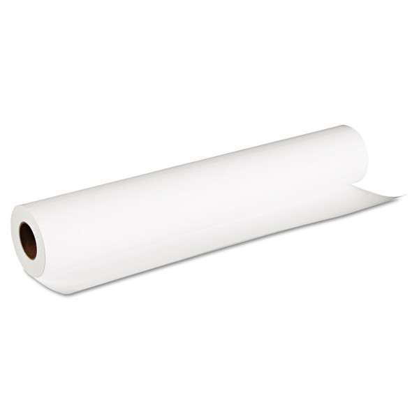 Matte Coated Paper Roll, 2" Core, 8 mil, 24" x 100 ft, Matte White [SKU: CNM0849V349]