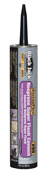 Gardner 1010-9-66/1329-GA Flashing Cement, Black, Liquid, 10 fl-oz Cartridge [SKU: ORG0398727]