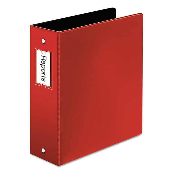 Premier Easy Open Locking Round Ring Binder, 3 Rings, 3" Capacity, 11 x 8.5, Red [SKU: CRD18848]