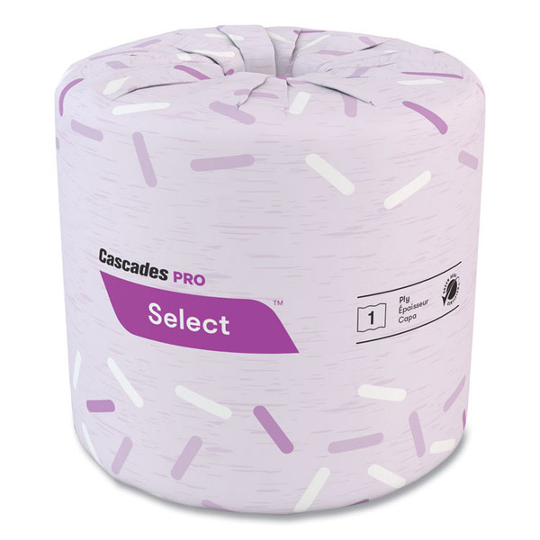 Select Standard Bath Tissue, 1-Ply, White, 1,210/Roll, 80 Rolls/Carton [SKU: CSDB150]