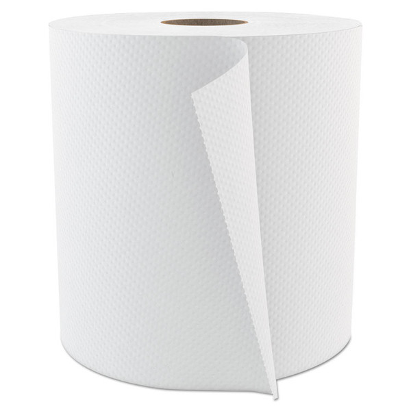 Select Roll Paper Towels, 1-Ply, 7.9" x 800 ft, White, 6/Carton [SKU: CSDH084]