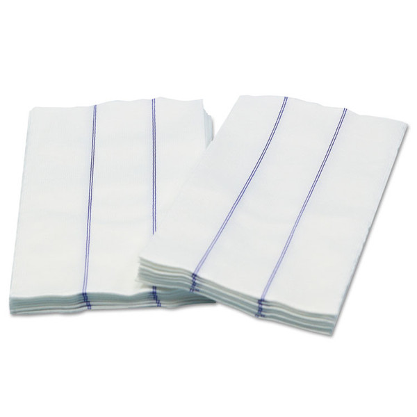 Tuff-Job Foodservice Towels, 1/4 Fold, 13 x 24, White/Blue, 72/Carton [SKU: CSDW930]