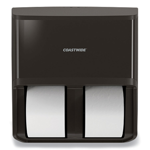 J-Series Quad Bath Tissue Dispenser, 13.52 x 7.51 x 14.66, Black [SKU: CWZ24405518]