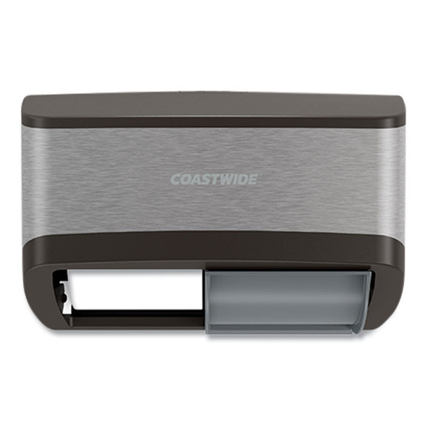 J-Series Duo Bath Tissue Dispenser, 11.49 x 6.9 x 7.55, Black/Metallic [SKU: CWZ24405521]