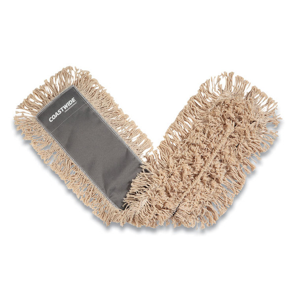 Cut-End Dust Mop Head, Cotton, 36 x 5, White [SKU: CWZ24418777]