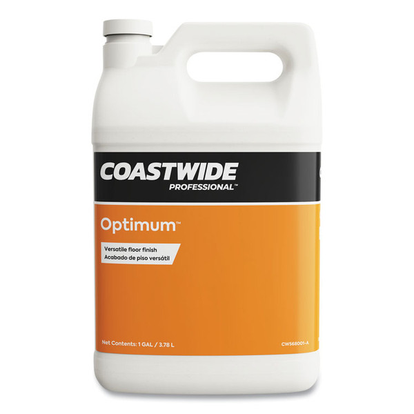 Optimum Floor Finish, Unscented, 3.78 L, 4/Carton [SKU: CWZ568001A]