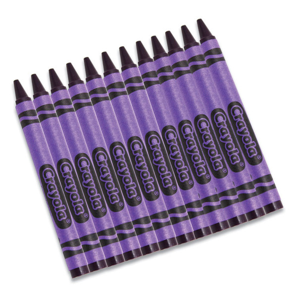 Bulk Crayons, Violet, 12/Box [SKU: CYO520836040]