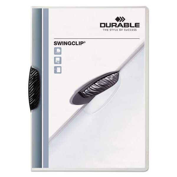 Swingclip Clear Report Cover, Swing Clip, 8.5 x 11, Clear/Clear, 5/Pack [SKU: DBL226401]