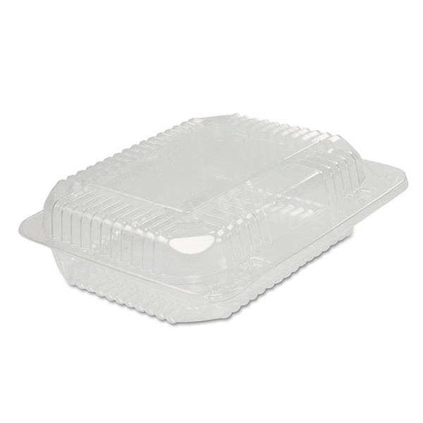 StayLock Clear Hinged Lid Containers, 6 x 7 x 2.1, Clear, Plastic, 125/Packs, 2 Packs/Carton [SKU: DCCC26UT1]