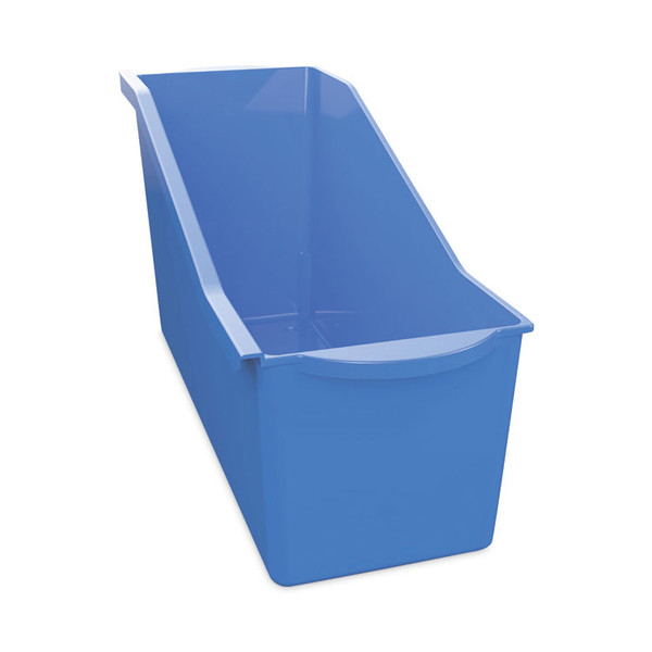 Antimicrobial Book Bin, 14.2 x 5.34 x 7.35, Blue [SKU: DEF39508BLU]