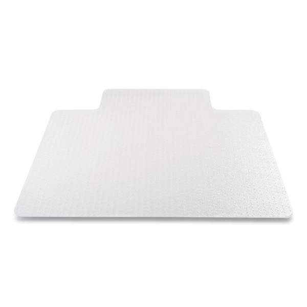 Antimicrobial Chair Mat, Medium Pile Carpet, 48 x 36, Lipped, Clear [SKU: DEFCM14112AM]