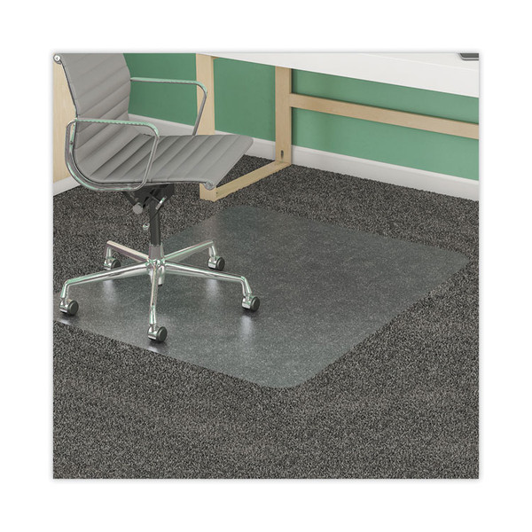 SuperMat Frequent Use Chair Mat, Med Pile Carpet, Roll, 45 x 53, Rectangular, Clear [SKU: DEFCM14242COM]