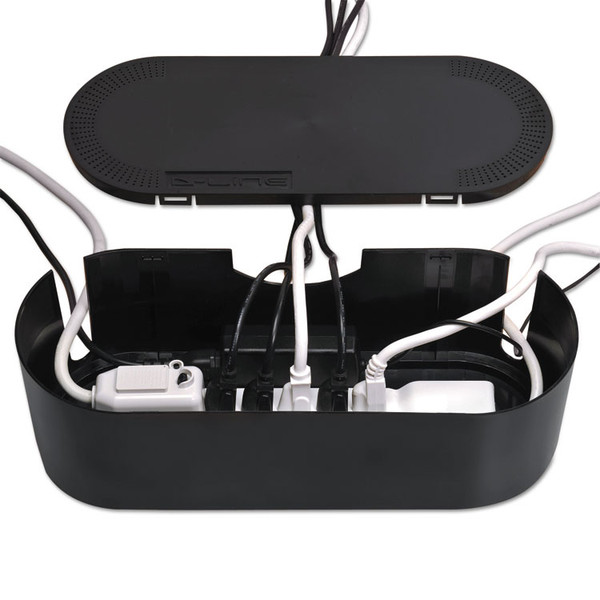 Large Cable Tidy Units, 16.5" x 6.5" x 5.25", Black [SKU: DLNCTULGEB]