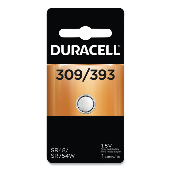 Button Cell Battery, 309/393, 1.5 V [SKU: DURD309393]
