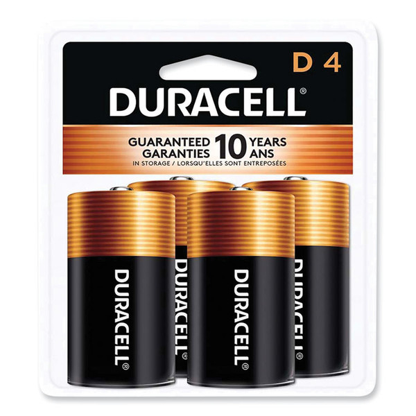 CopperTop Alkaline D Batteries, 4/Pack [SKU: DURMN1300R4Z]