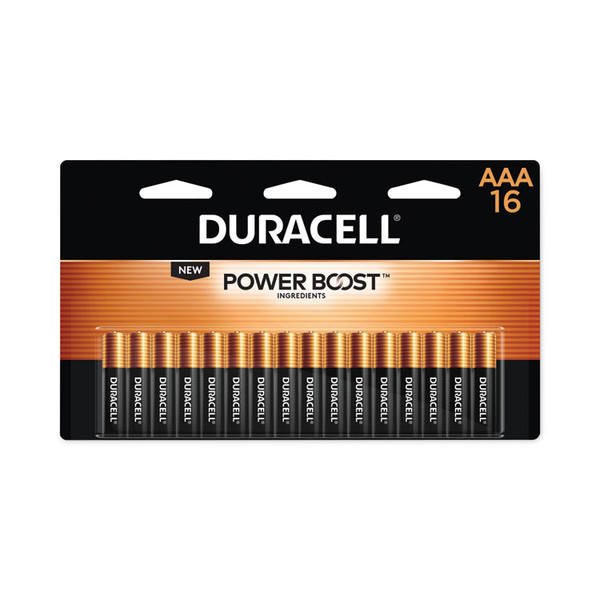 Power Boost CopperTop Alkaline AAA Batteries, 16/Pack [SKU: DURMN2400B16Z]