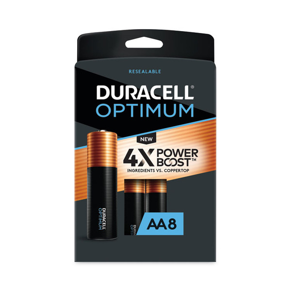 Optimum Alkaline AA Batteries, 8/Pack [SKU: DUROPT1500B8PRT]